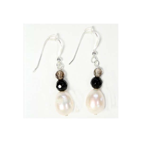 Boucles D'Oreilles Goutte 22MM V3 En Argent Plaqué Or Et Cristal Bleu Aquamarine Ab 16597