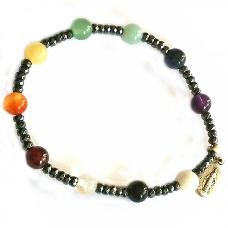 Bracelets Dizainnier 7 chakras