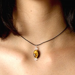 Collier améthyste et cristal de roche