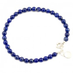 Bracelet Lapis lazulis lisse