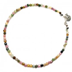 Bracelet tourmaline melon lisse