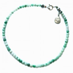 Bracelet amazonite du pérou facettée