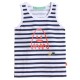 Débardeur marin LEO jersey coton bio 