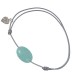 Bracelet cordon Gris Amazonite