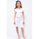 Robe KATE volant aux épaules coton bio