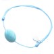 Bracelet cordon bleu Amazonite pendant argent massif
