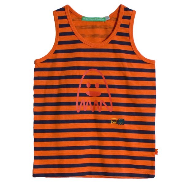 Debardeur Enfant Garcon Marin Imprime Jersey Coton Bio Leo Debardeur Enfant Garcon Marin Imprime Jersey Coton Bio Leo